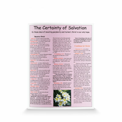 The Certainty of Salvation-English
