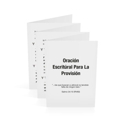 Scriptural Prayer of Provision-Spanish