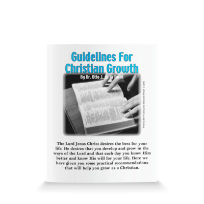 Guidelines For Christian Growth-English