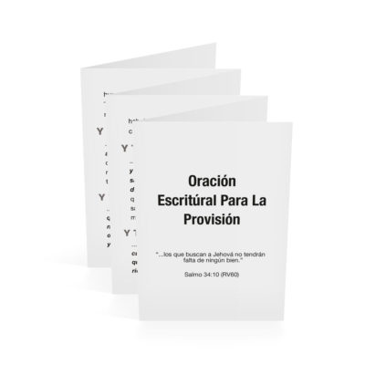 Scriptural Prayer of Provision-Spanish